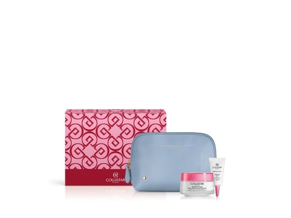 Collistar COLLISTAR_SET Idroattiva+ Deep Moisturizing øyekrem 5 ml + ansiktskrem 50 ml + kosmetikkveske