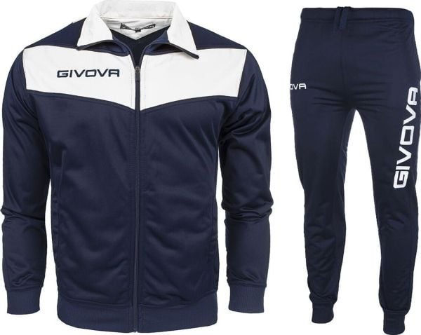 Dres Givova Tuta Visa Triacetat granat-hvit TR018 0403 (S)