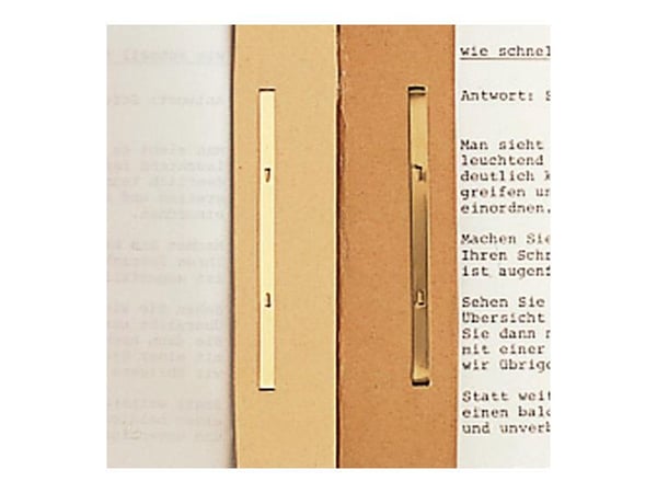 Leitz ALPHA - Hengeperm - for A4 (210 x 297 mm) - naturlig brun