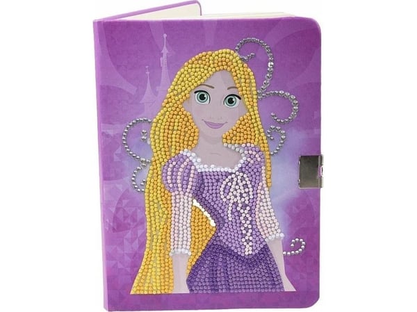 Secret Diary med diamantsmosaik Rapunzel