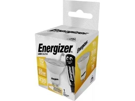Energizer LED spotpære 3,1W/35W GU10 230 lm varm hvit