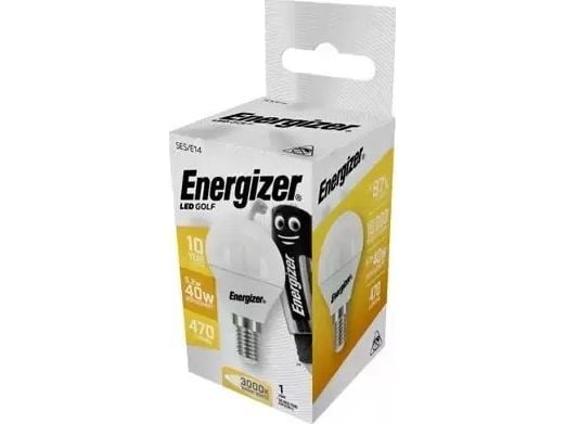 Energizer golfpære 4,9W / 40W E14 470 lm varm