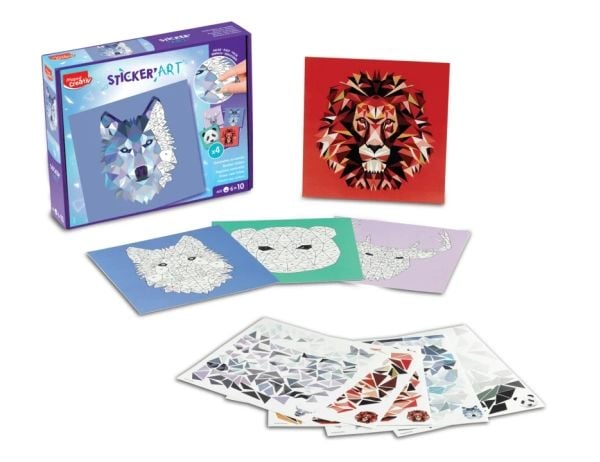 Maped Creativ 907055, Flerfarget, Dyremønster, Hjort, Li-ion, Panda, Ulv, Innendørs, 6 år, 10 år