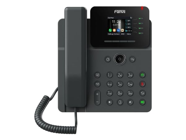 Fanvil V61W, IP-telefon, Sort, Kablet håndsett, SIP-info, 4 linjer, 1000 oppføringer