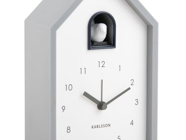 Karlsson KA6015GY, Bord, Digital klokke, Andre, Grå, Akrylonitril-butadien-styren (ABS), Batteri