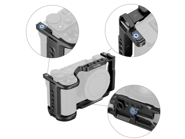 SmallRig 4867, 150 mm, 85,7 mm, 57,3 mm, 124 g, 184 mm, 102,5 mm