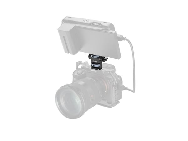 SmallRig 4886, Skjermmontering, Sort, Aluminium, Silikon, Rustfritt stål, 1/4-20", 360°, 62,6 mm