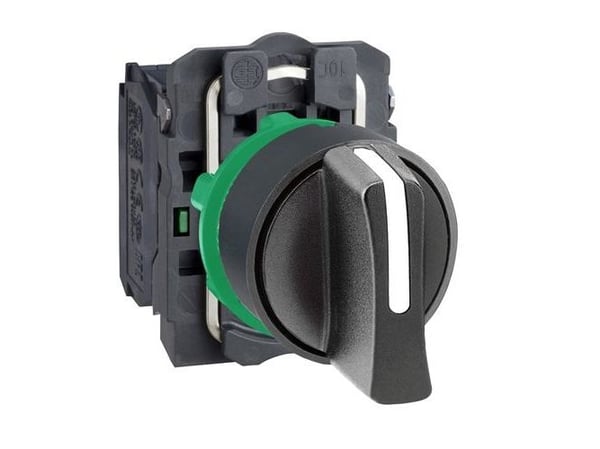 Schneider Electric XB5AD53, Avaimella varustettu kytkin, Muovi, Musta, IP69K, EN/IEC 60947-1 EN/IEC 60947-5-1 EN/IEC 60947-5-4 JIS C 4520 BV CSA DN...