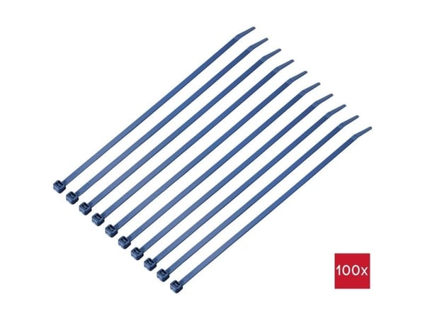 TRU COMPONENTS TC-12533352 Nippuside 250 mm 4,8 mm Sininen 100 kpl