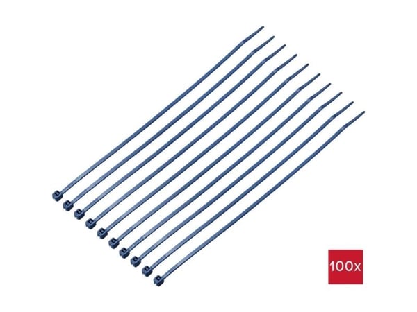 TRU COMPONENTS TC-12533348 Nippuside 203 mm 2,5 mm Sininen 100 kpl