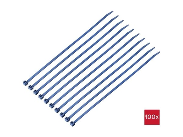 TRU COMPONENTS TC-12533356 Nippuside 280 mm 4,8 mm Sininen 100 kpl