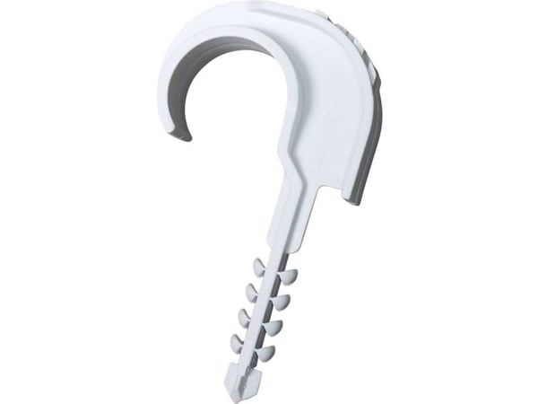 N & L Einzelsteckschelle 20-25mm Kiinnitettävä kiinnitysnauha 531STN Muuraukseen kiinnittämiseen pistokkeella, Pistoketapilla, UV-stabiloitu Va...
