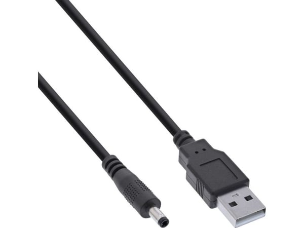 InLine 26806D, 1 m, USB A, 4.0 x 1.7 mm, 5 V