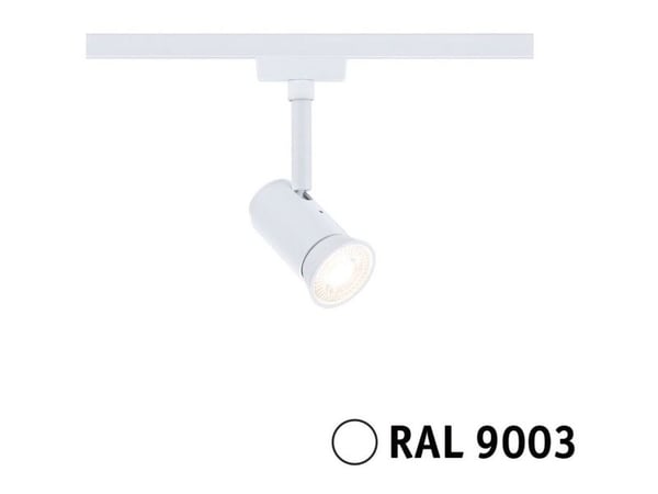 Paulmann Runa høyvolt skinne-system lampe URail GU10 signalhvit