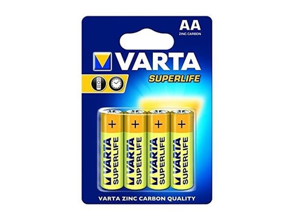 Varta Superlife - Batteri 4 x AA-typ - Kolzink