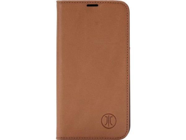 JT BERLIN BookCase Tegel, Folio, Apple, iPhone 16, 17 cm (6.7"), Konjakkfarget