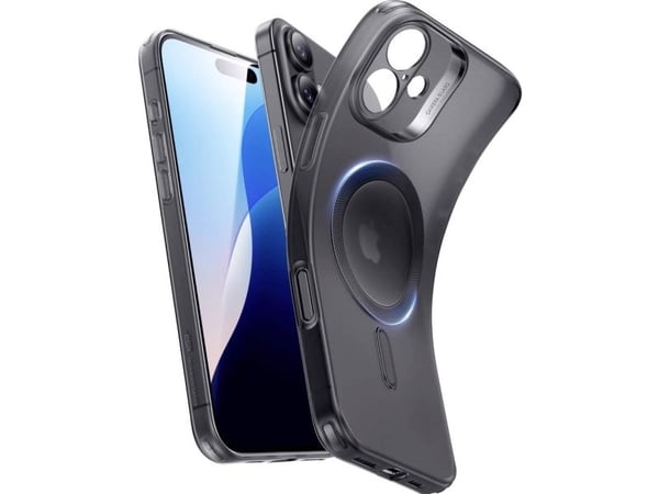 esr Zero Clear Case HaloLock, Suojus, Apple, iPhone 16 Plus, 17 cm (6.7"), musta