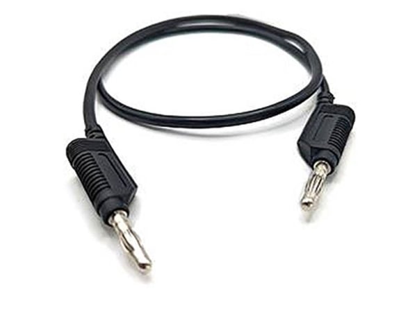 Mueller Electric provledningar bananstift 4 mm bananstift 4 mm 0,5 m svart 1 st