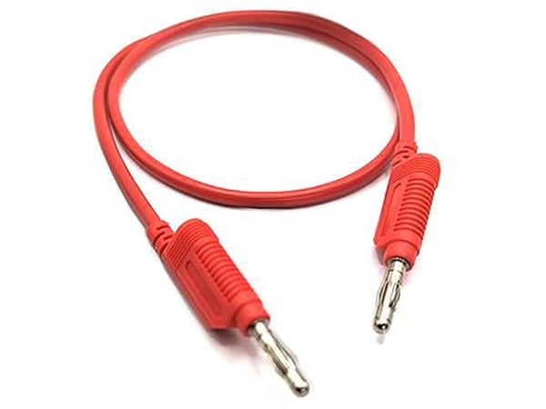 Mueller Electric 22.170-1M-2 Mittausjohto Banaanitulppa 4 mm Banaanitulppa 4 mm 1 m Punainen 1 kpl