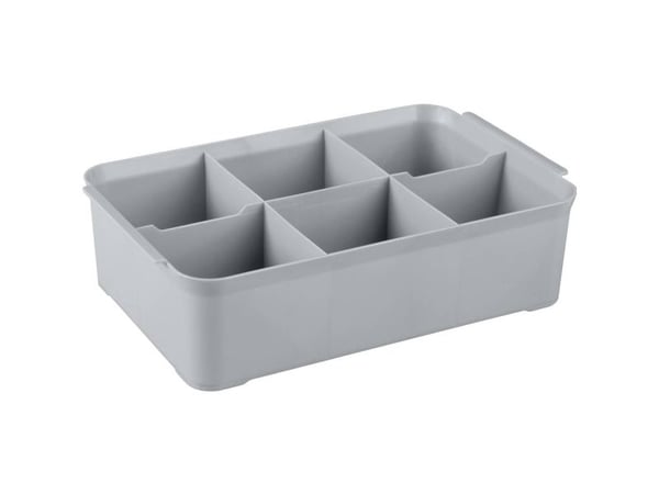 Curver 243860 oppbevaringsboks HANDY (L x B x H) 275 x 175 x 75 mm sølv, 1 stk