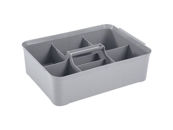 Curver 243837 oppbevaringsboks HANDY (L x B x H) 366 x 263 x 104 mm sølv, 1 stk