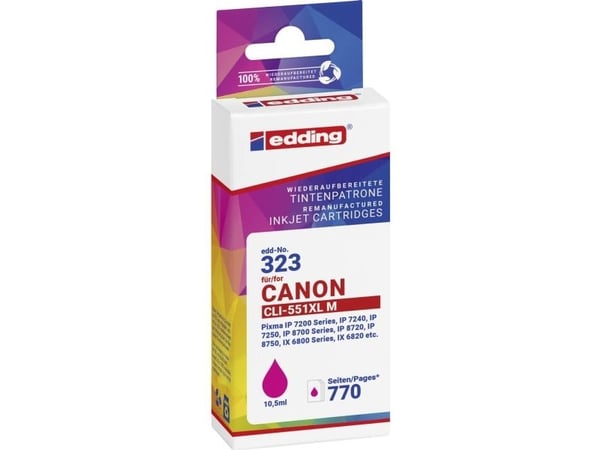 Edding EDD-323, Fiolblå, 10,5 ml, 1 stykker, 770 sider, Enkeltpakke