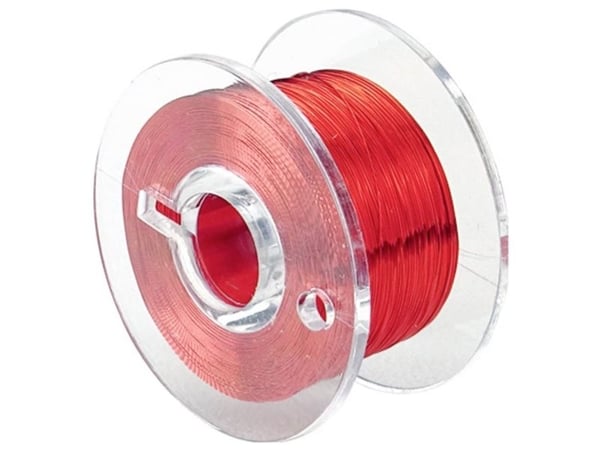 Donau Elektronik Lakattu kuparilanka Ulkohalkaisija (sis. eristyslakan)=0,10 mm 100 m