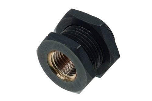 Alphacool 17069, mässing, Krom, Svart, Soft tubing (PVC, Silikon, Neoprene), 31 mm, 24 mm, 46 g