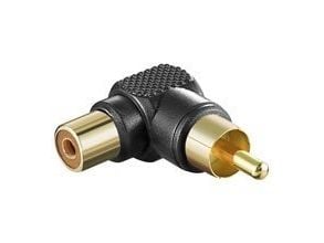 Goobay 11685, RCA, RCA, Svart, Guld