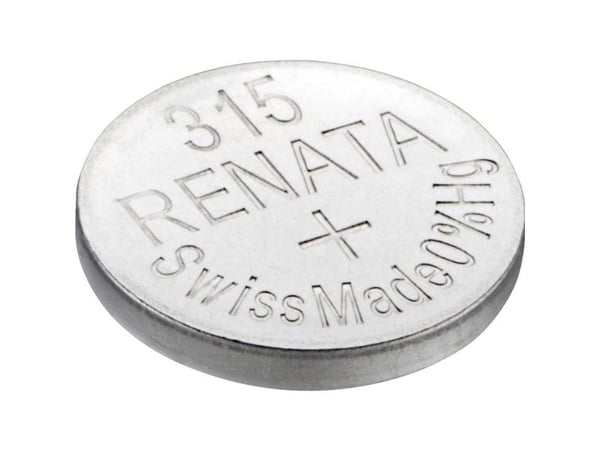 Renata knappcellebatteri 315 1,55 V 1 stk 23 mAh sølvoksid