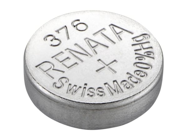 Renata knappcellebatteri 376 1,55 V 1 stk 27 mAh sølvoksid