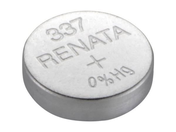 Jacobelc Renata knappcelle 337 1,55 V 1 stk 8 mAh sølvoksid (X704486)