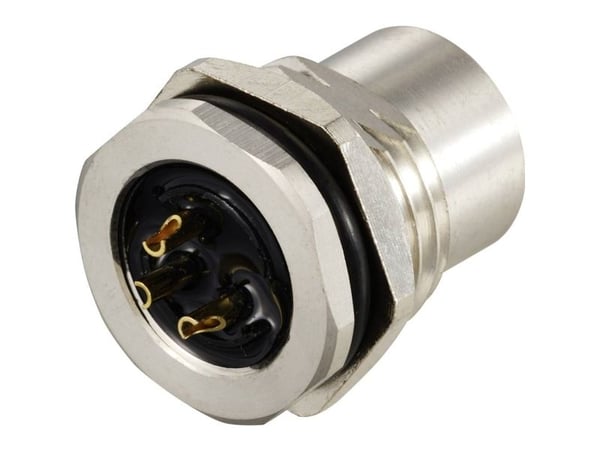 TRU COMPONENTS TC-12833196 Anturin/aktuaattorin uppoasennusholkki M12 Napaluku (RJ): 3 1 kpl