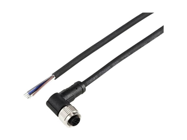 TRU COMPONENTS TC-12833164 Anturin/toimilaitteen liitäntäkaapeli M12 Napaluku (RJ): 5 Kytkentä, kulmikas 10 m 1 kpl