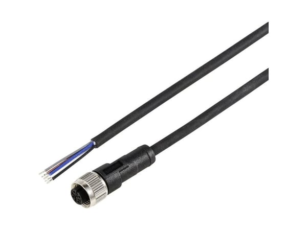 TRU COMPONENTS TC-12833152 Anturin / toimilaitteen liitäntäkaapeli M12 Napaluku (RJ): 5 Kytkin, suora 10 m 1 kpl 1 kpl