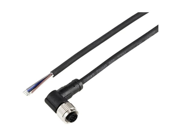 TRU COMPONENTS TC-12833084 Anturin / toimilaitteen liitäntäkaapeli M12 Napaluku (RJ): 5 Liitin, kulmikas 2 m 1 kpl 1 kpl