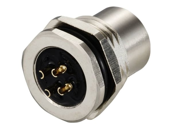 TRU COMPONENTS TC-12833052 Anturin/aktuaattorin uppoasennusholkki M12 Napaluku (RJ): 4 1 kpl 1 kpl