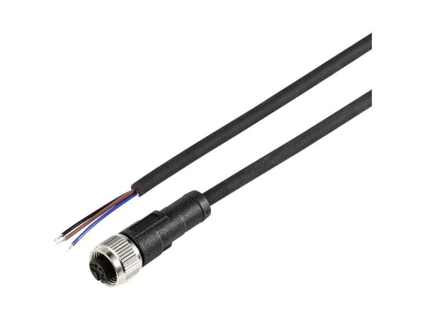 TRU COMPONENTS TC-12833016 Anturin / toimilaitteen liitäntäkaapeli M12 Napaluku (RJ): 3 Kytkentä, suora 10 m 1 kpl 1 kpl