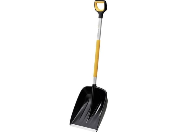Fiskars 1057177, Snøskuffe, Metall, Sort, Oransje, Ergonomisk, 36,2 cm, 1,4 kg