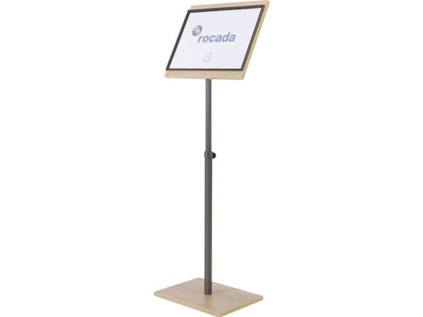 Rocada NAT0705 R070670 infodisplay i tre Eik antrasitt A3, antall rom 1 (B x H x D) 400 x 1400 x 300 mm