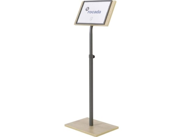Rocada NAT0705 R070570 infodisplay tre, eik, antrasitt A4 - antall rom: 1 - 1 stk (B x H x D) 400 x 1400 x 300 mm Rocada NAT0705 R070570 infodisplay tre, eik, antrasitt A4 - antall rom: 1 - 1 stk (B x H x D) 400 x 1400 x 300 mm