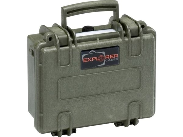 Explorer Cases Outdoor koffert 2209.G grønn med pick & pluck-skum (B x H x D) 22 x 16 x 10 cm olivengrønn 2209.G