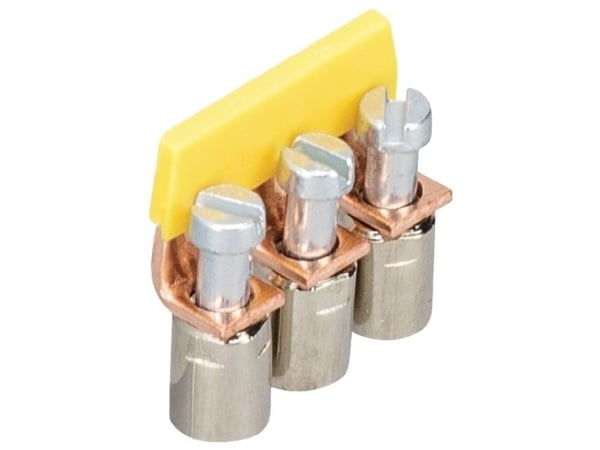 Wieland Electric IVBWK 2.5 - 3, Kytkentäsilta, 10 kpl, Keltainen, 3,594 g, 35,94 g, 240 mm