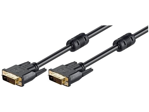 Goobay 93109, 10 m, DVI-D, DVI-D, Hankjønn, Hankjønn, Sort