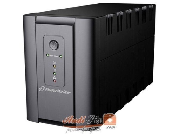 PowerWalker VI 1200 - UPS - AC 220/230/240 V - 600 Watt - 1200 VA - 7 At - USB - lähtöliitännät: 4 - musta