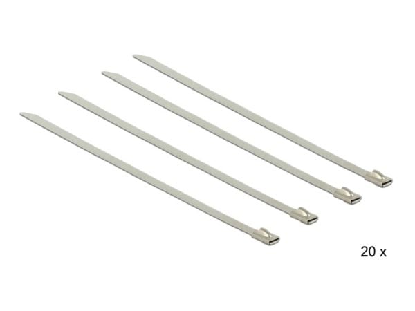 DeLOCK 18630, Ruostumaton teräs, 150 mm, 4,6 mm, 20 kpl