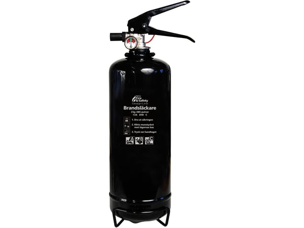 Brandsläckare Svart 2kg 13A