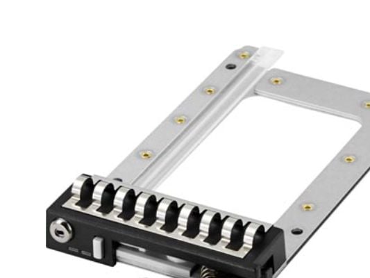 ICY BOX IB-2222SSK, 13,3 cm (5.25"), Tallennusaseman alusta, Musta, 2.5", SATA, SATA II, SATA III, Serial Attached SCSI (SAS), Terästä