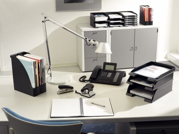 Leitz Plus Slim - Brevbakke - for A4 (210 x 297 mm) - svart