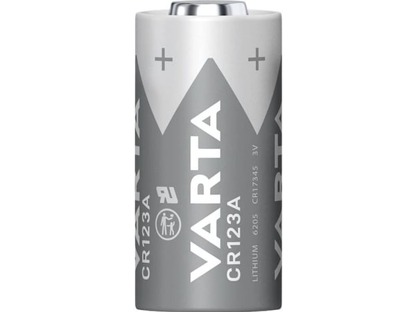 Varta Lithium sylindrisk CR123A OEM fotobatteri 3 V 1430 mAh 1 stk (06205201501)